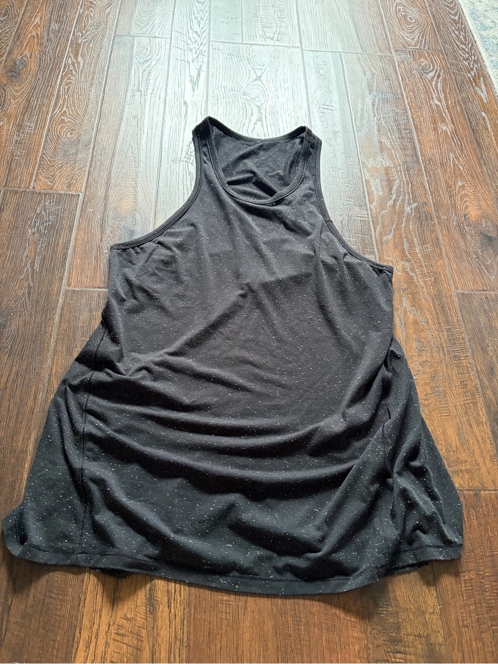 Lululemon Black Speckled Racerback Tank Top